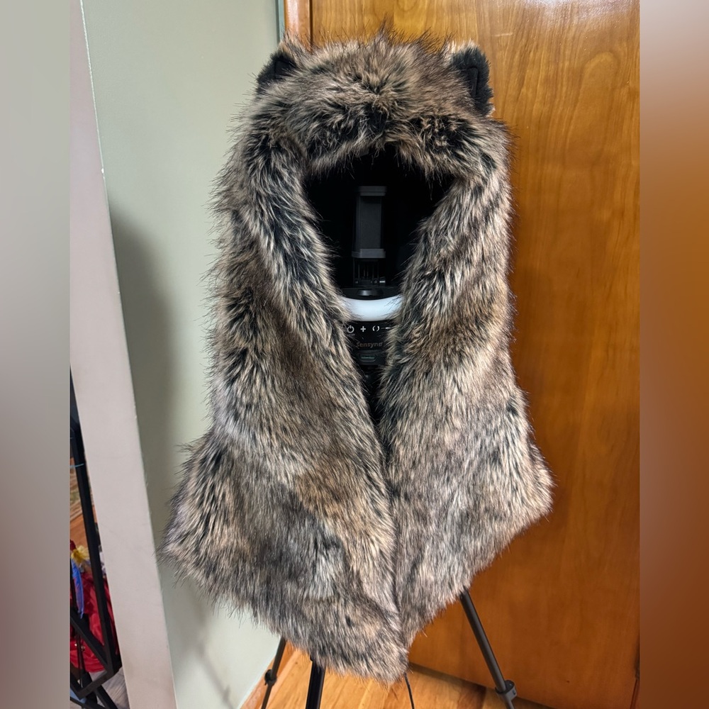 Spirithoods Dire Wolf Faux Fur Shawl
